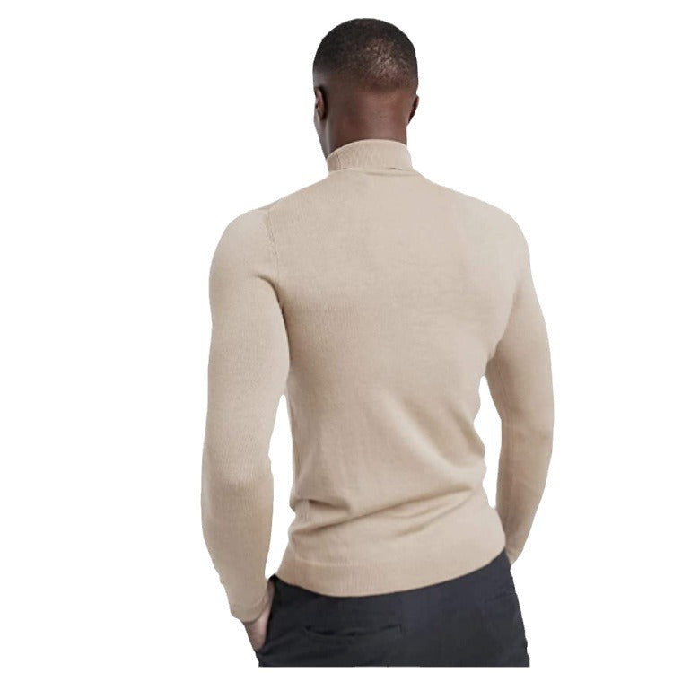 Herren hochabschließender Rollkragenpullover Aliams