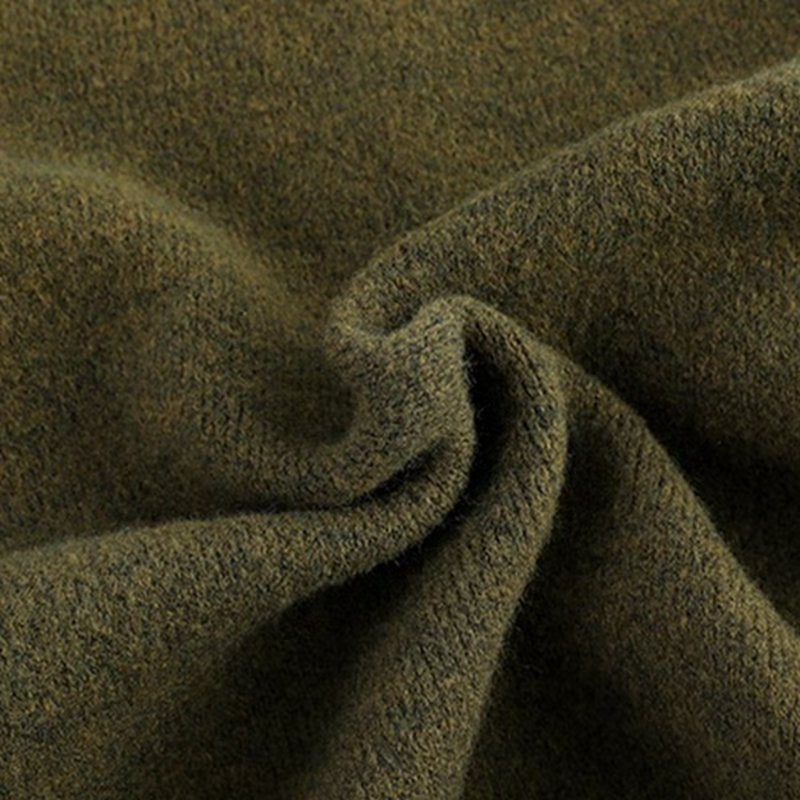 Herren komfortabler Strickcardigan mit Druckknopfverschluss und seitlichen Taschen Aliams