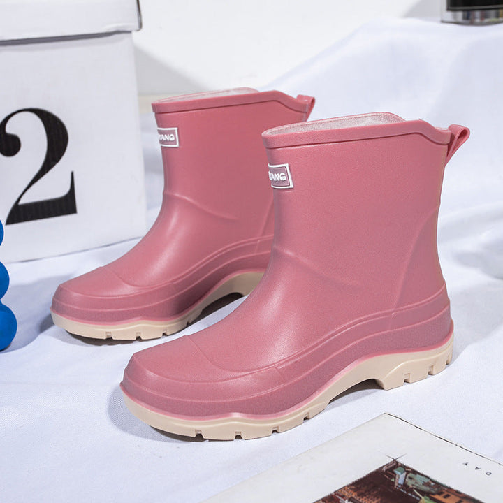 Damen wasserdichte Gummistiefel für alle Wetterbedingungen Aliams