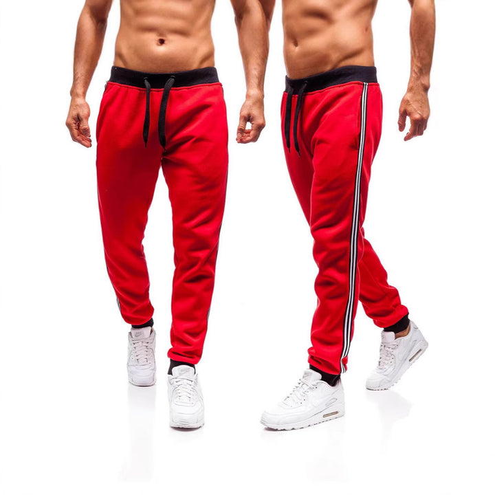 Herren Sportliche Sweatpants mit seitlichen Streifen Aliams