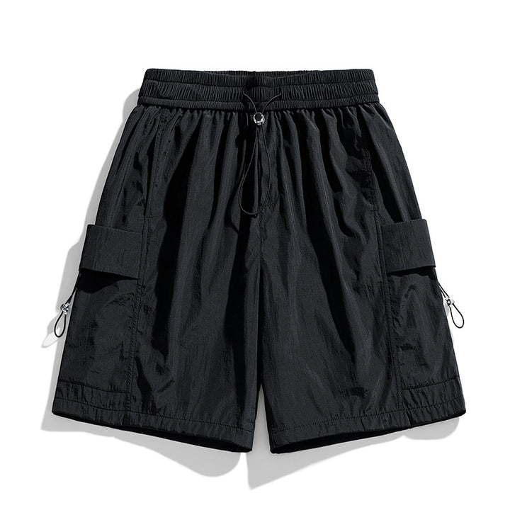 Herren Cargo-Shorts mit praktischen Seitentaschen und elastischem Bund Aliams
