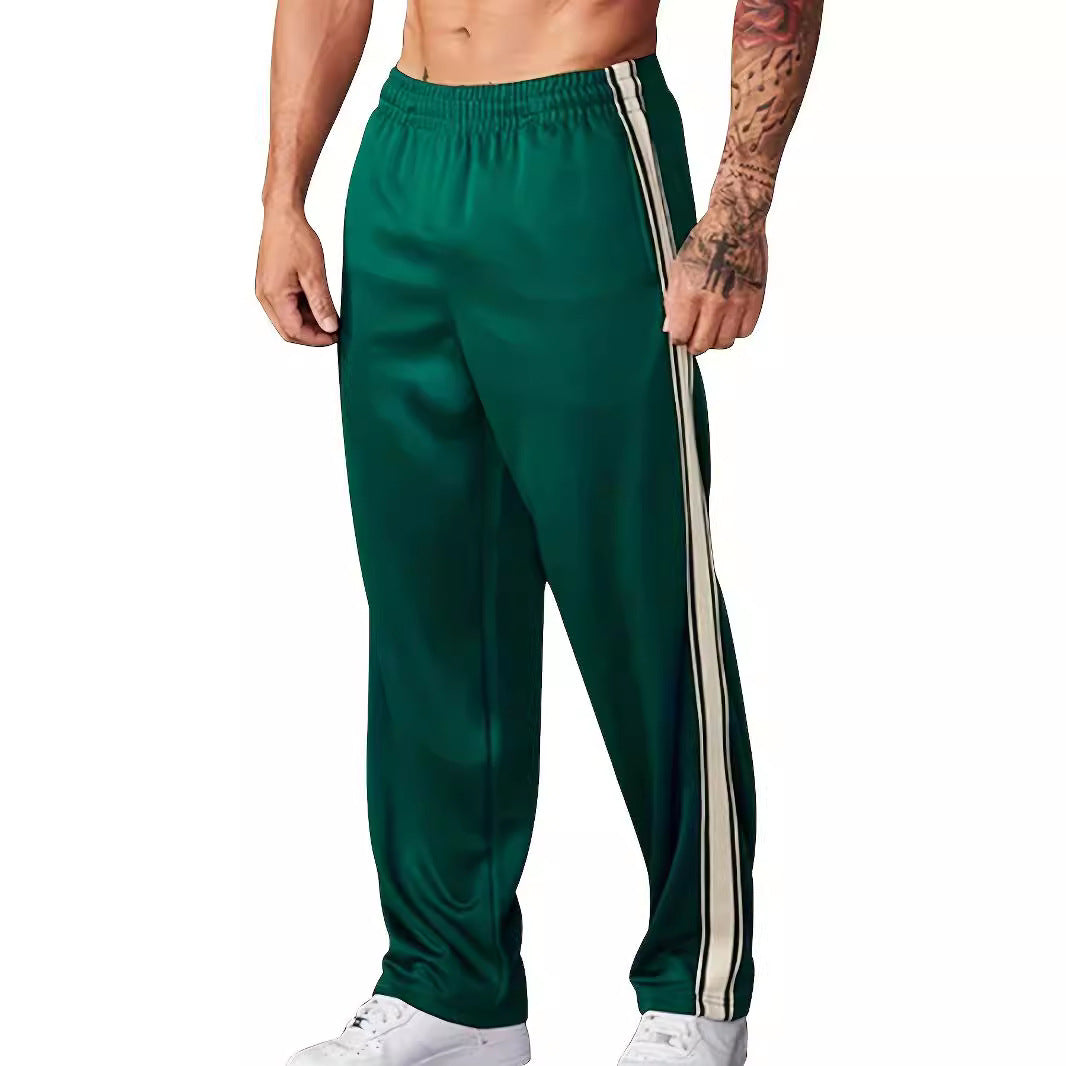 Herren Sportliche Freizeithose mit seitlichem Streifen Aliams