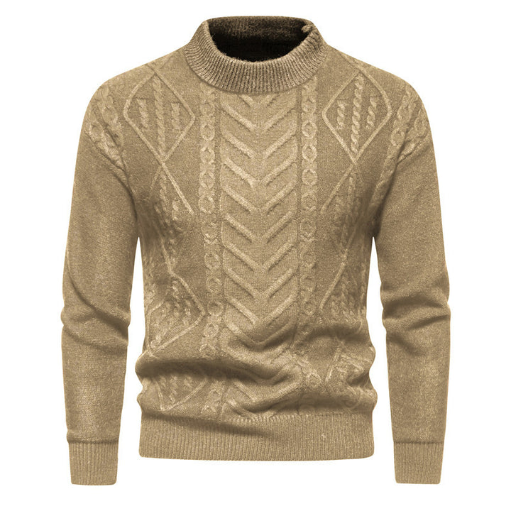 Herren Strickpullover mit strukturiertem Muster Aliams