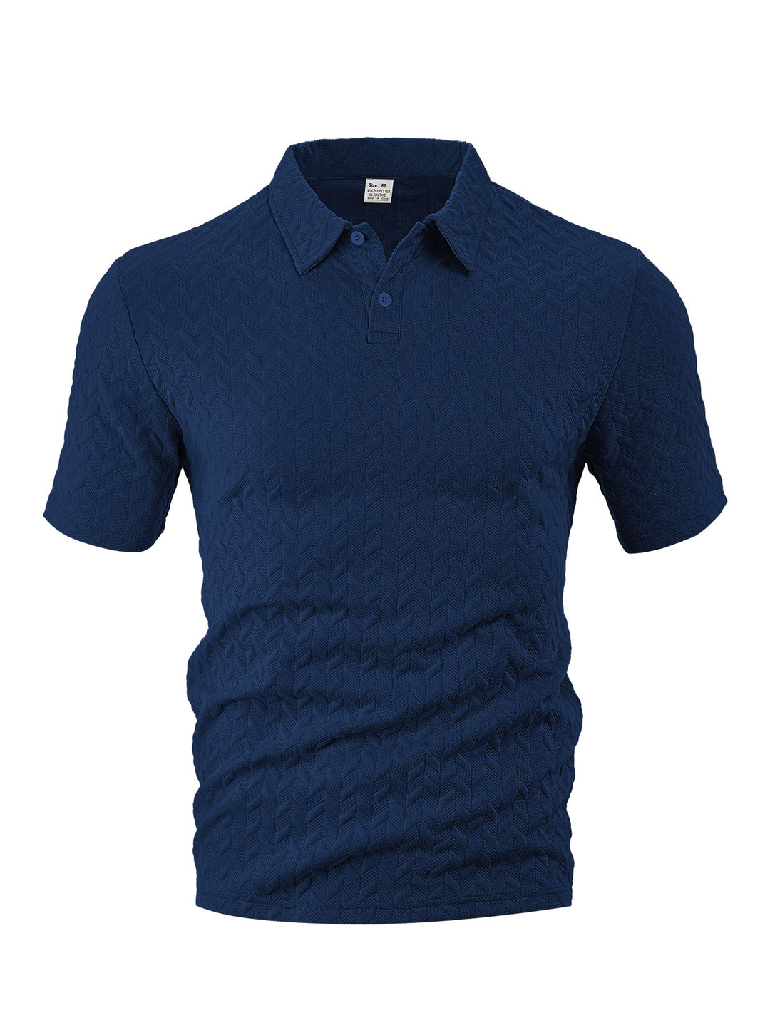 Herren Poloshirt mit strukturiertem Obermaterial und modernem Schnitt Aliams