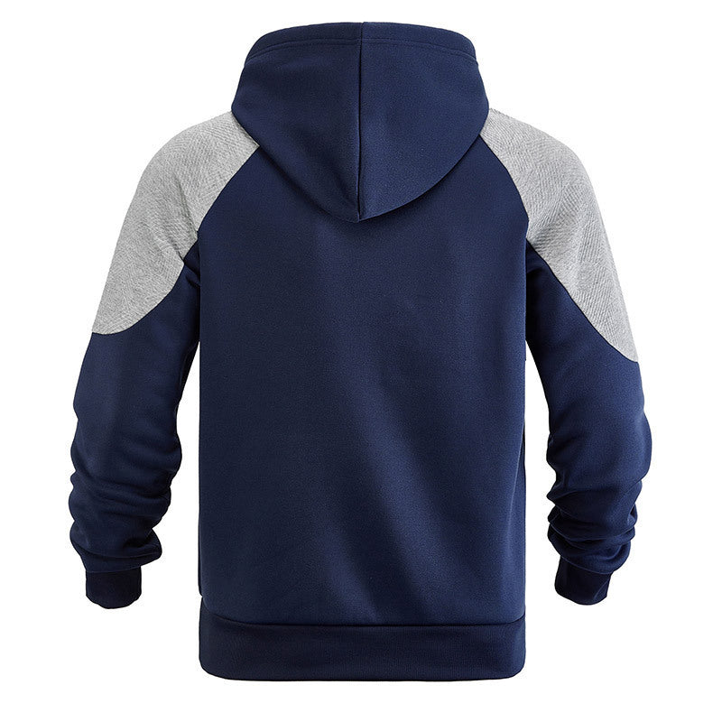 Herren sportlicher Kapuzenpullover mit strukturiertem Design und praktischen Taschen Aliams