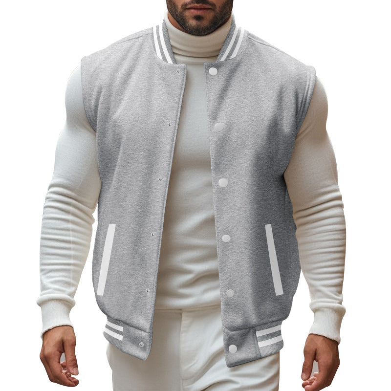 Herren trendige Collegejacke mit sportlichem Schnitt Aliams