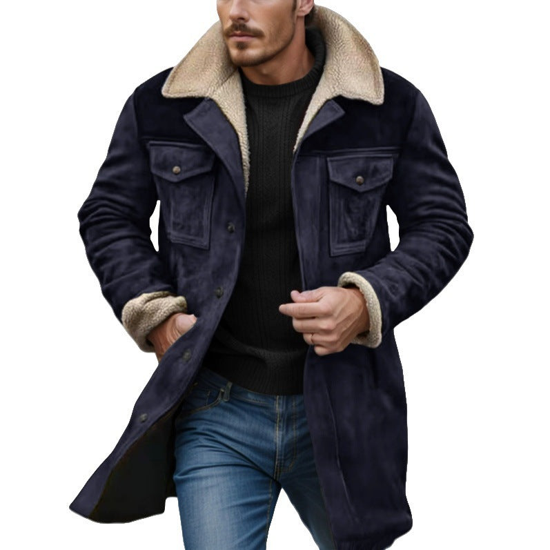 Herren Warm gefütterte Modische Jacke Aliams