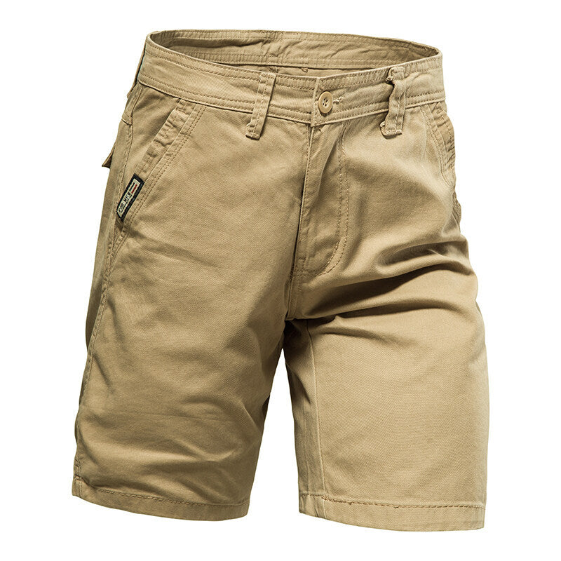 Herren elegante Baumwoll-Shorts mit praktischen Taschen Aliams