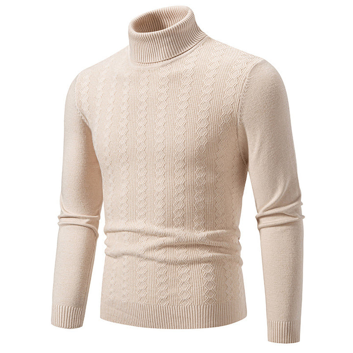 Herren Komfortabler Rollkragenpullover mit strukturiertem Design und hochwertiger Baumwolle Aliams