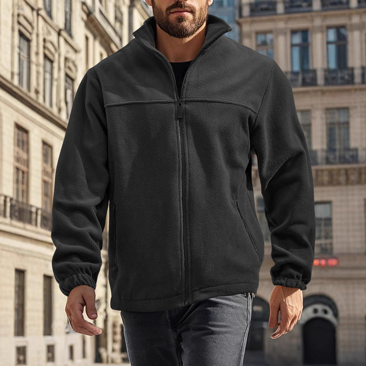 Herren Fleecejacke mit hohem Kragen Aliams