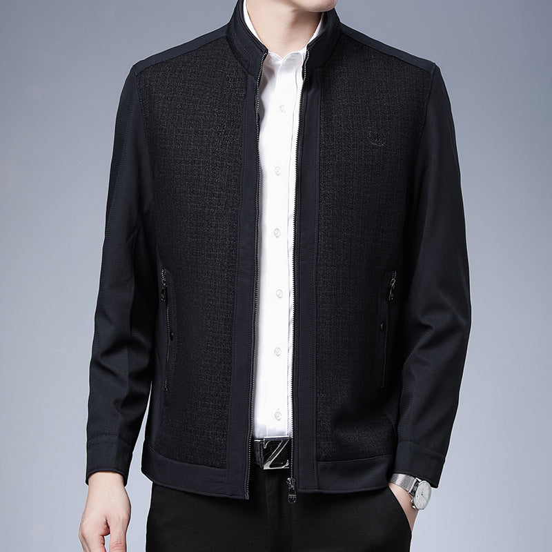 Herren elegante Freizeitjacke mit strukturiertem Design Aliams