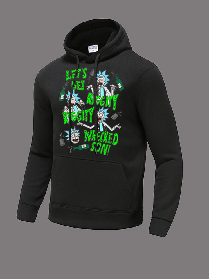 Herren Hoodie mit originellem Grafikdesign Aliams