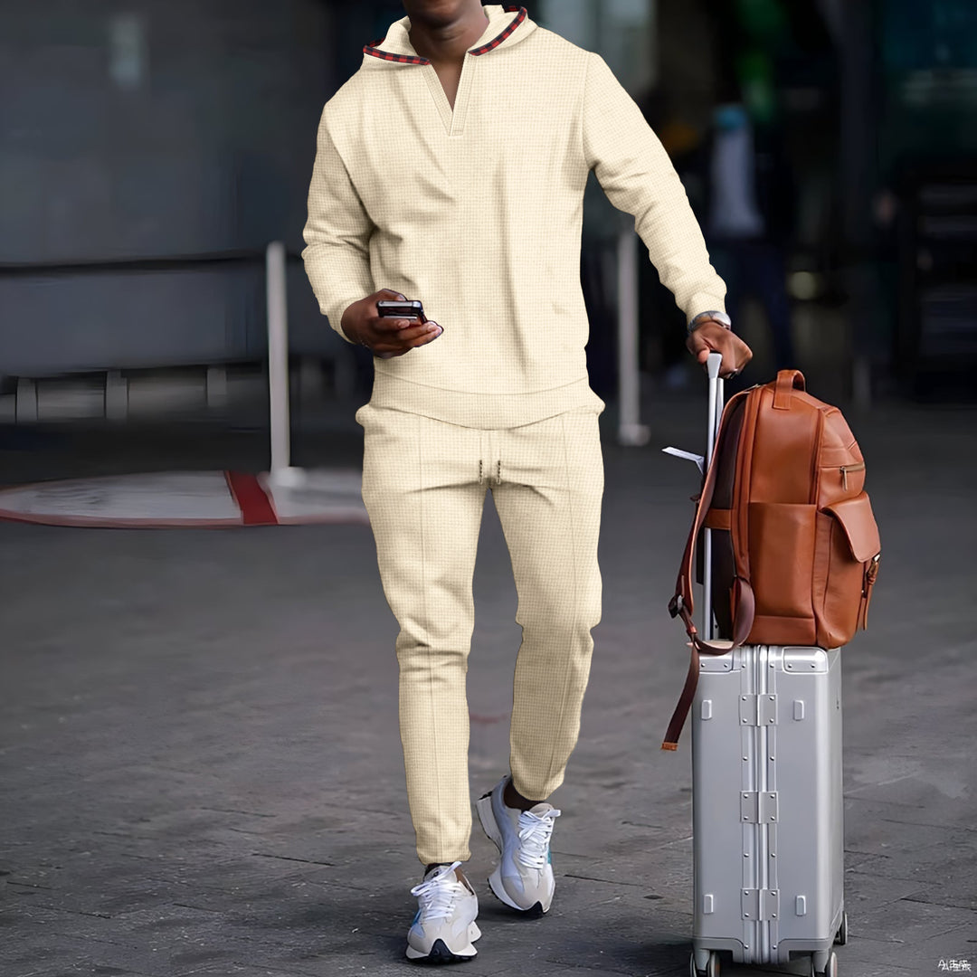 Herren Sportliches Kapuzenset mit atmungsaktivem sowie ergonomischem Schnitt Aliams