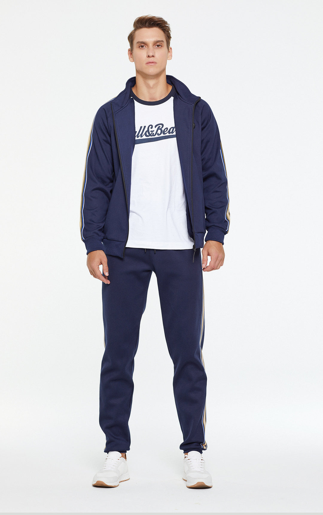 Herren sportliches Freizeitanzug-Set mit praktischen Taschen und atmungsaktiven Materialien Aliams