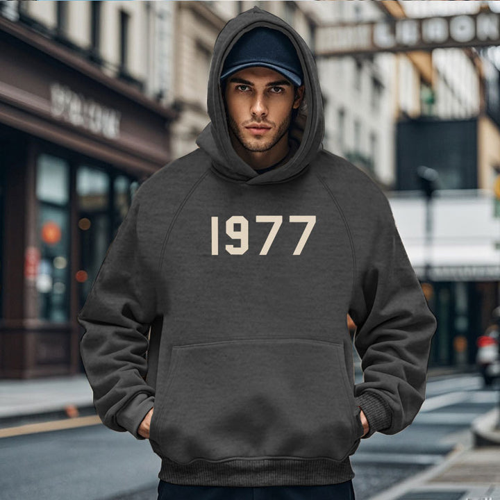 Herren Gemütlicher Kapuzenpullover mit ausgefallenem Design und praktischen Taschen Aliams