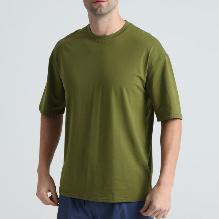 Herren Bequemes Loose-Fit T-Shirt aus hochwertiger Baumwolle Aliams