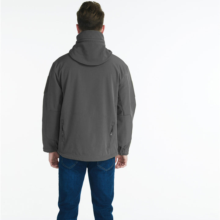 Herren taktische Jacke mit vielseitigen Reißverschlusstaschen und atmungsaktivem Material Aliams