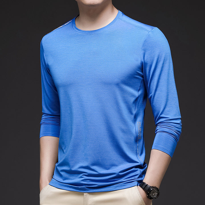 Herren Atmungsaktives Langarm-Funktionsshirt Aliams
