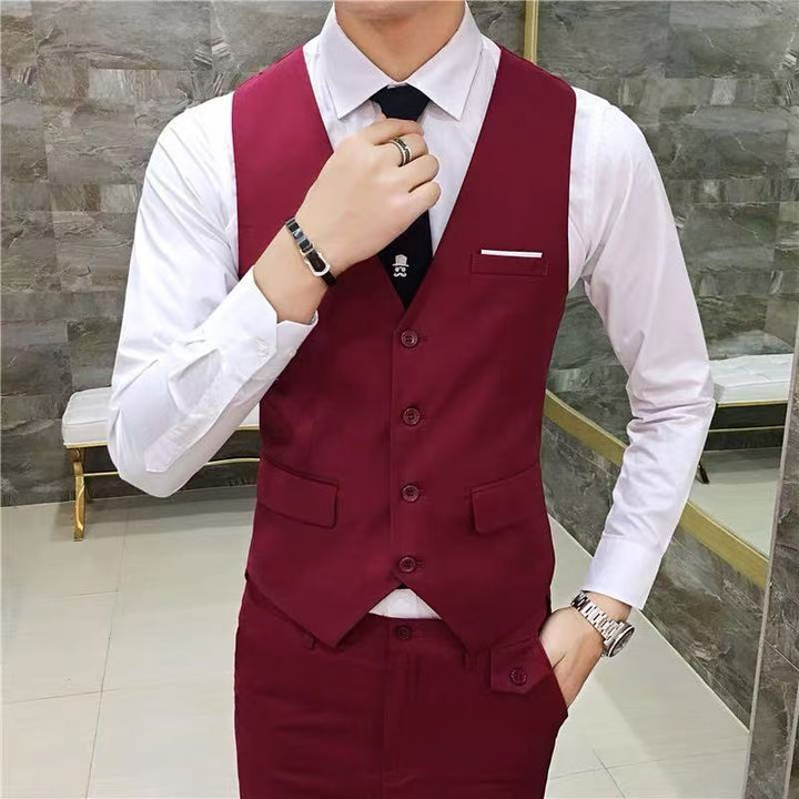 Herren eleganter Slim-Fit Anzug mit praktischen Taschen Aliams