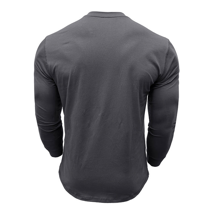 Herren Henley-Shirt mit Knopfleiste Aliams