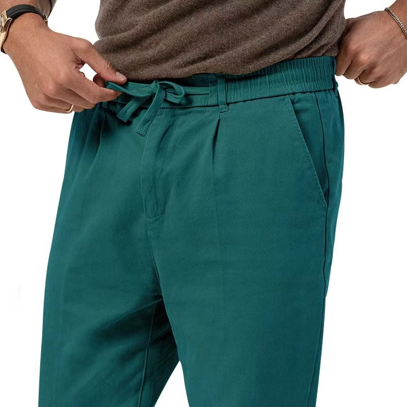 Herren Bequeme Freizeithosen mit elastischem Bund Aliams