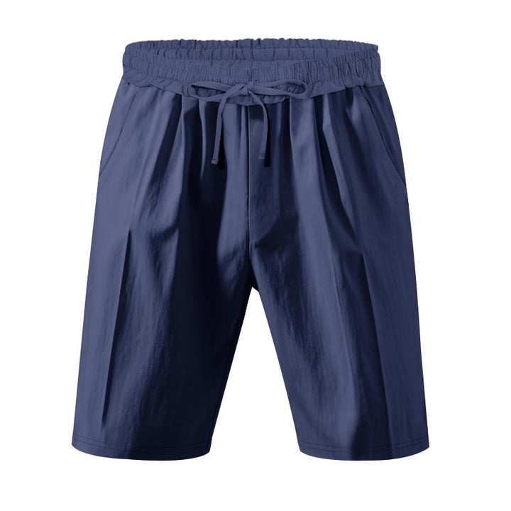 Herren sportliche Funktionsshorts mit verstellbarem Bund und atmungsaktivem Material Aliams