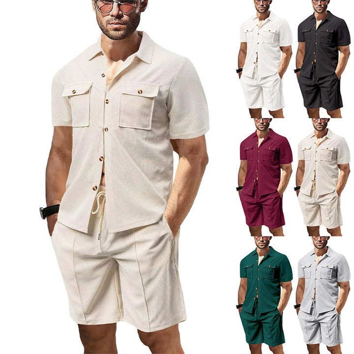 Herren Freizeitsakko mit kurzen Ärmeln Aliams