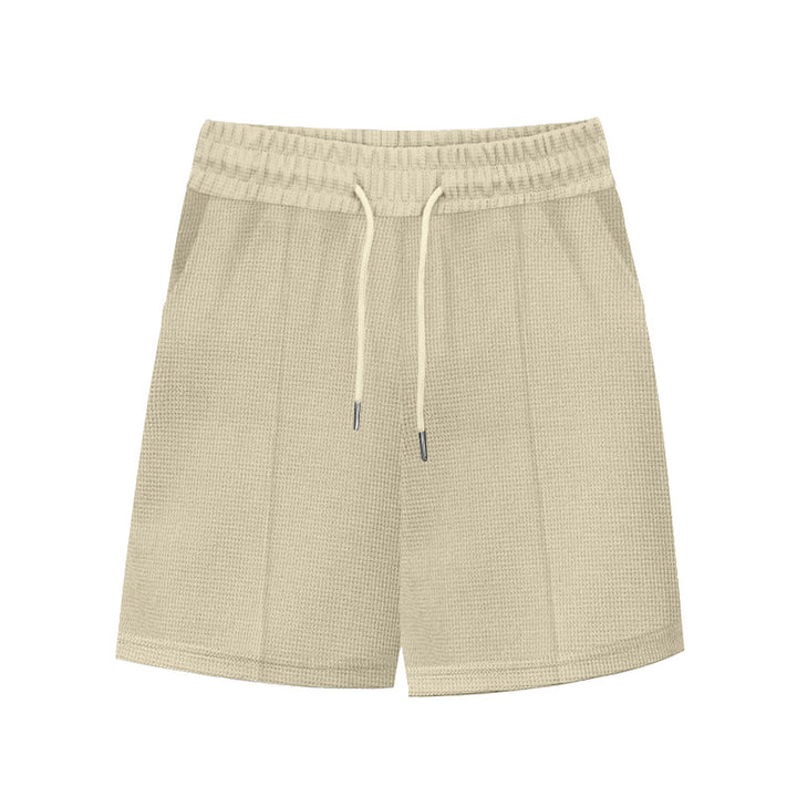 Herren atmungsaktive Fitness-Shorts mit elastischem Bund und Seitentaschen Aliams