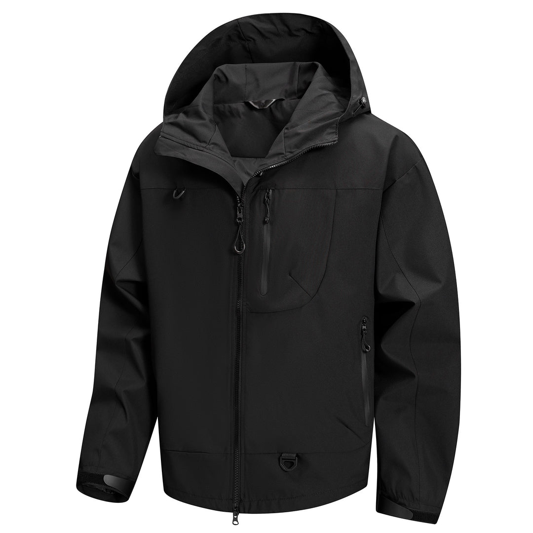 Herren wasserdichte Freizeitjacke mit praktischen multifunktionalen Taschen Aliams