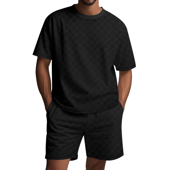 Herren Sportliches T-Shirt und Shorts Set Aliams