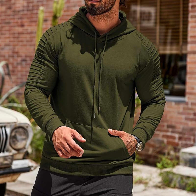 Herren Sport-Hoodie mit innovativer Textur und funktionalem Schnitt Aliams