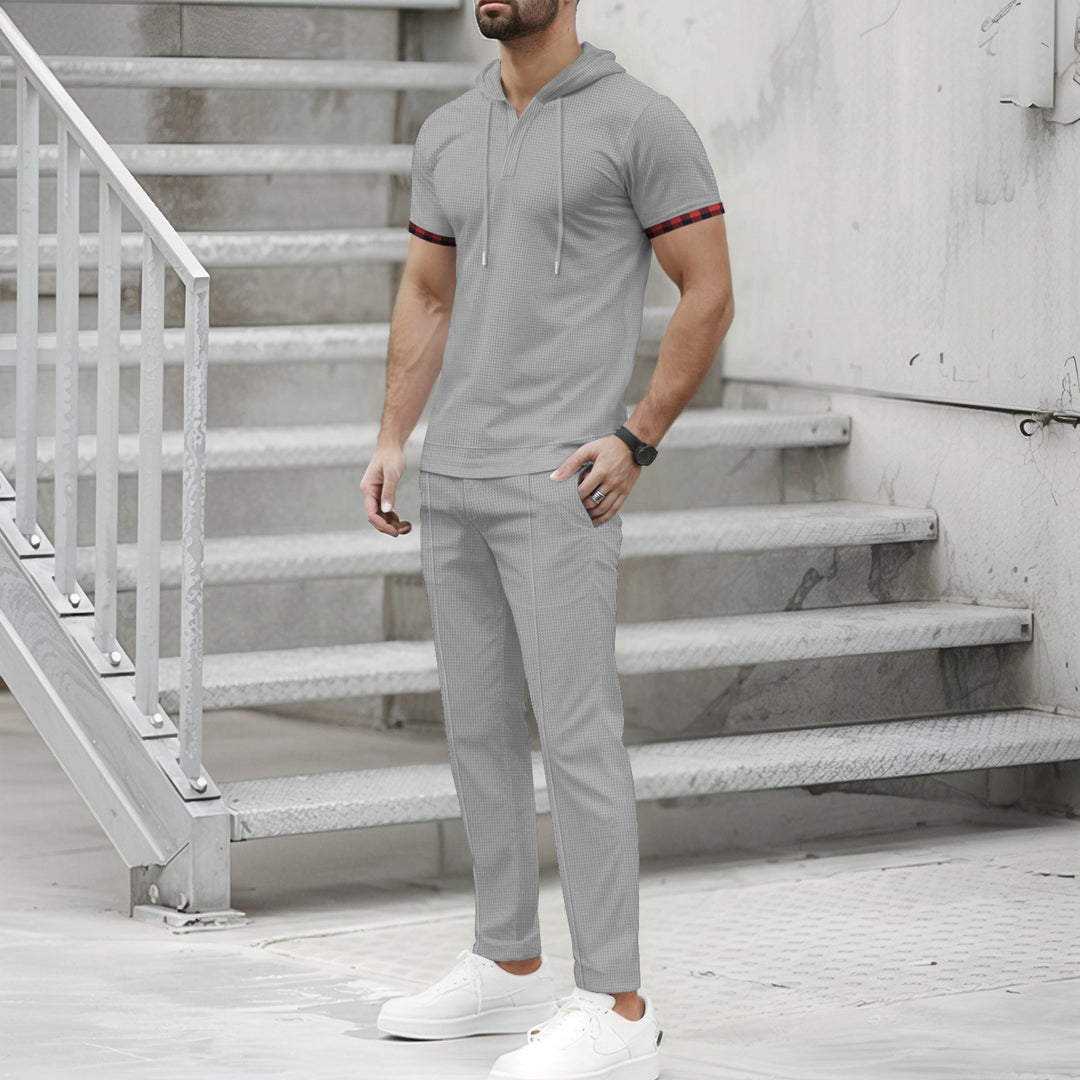 Herren Sportliches Kapuzenset mit funktionalen Taschen und ergonomischem Schnitt Aliams