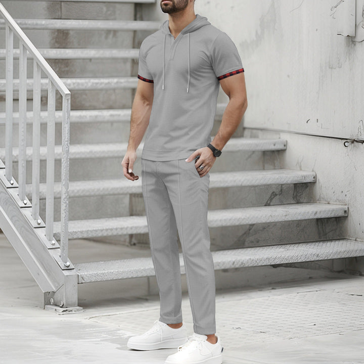 Herren Sportliches Kapuzenset mit funktionalen Taschen und ergonomischem Schnitt Aliams