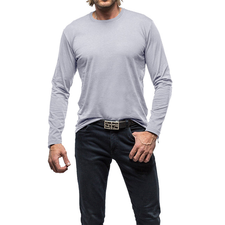 Herren Funktionslangarmshirt mit atmungsaktiver Technologie Aliams
