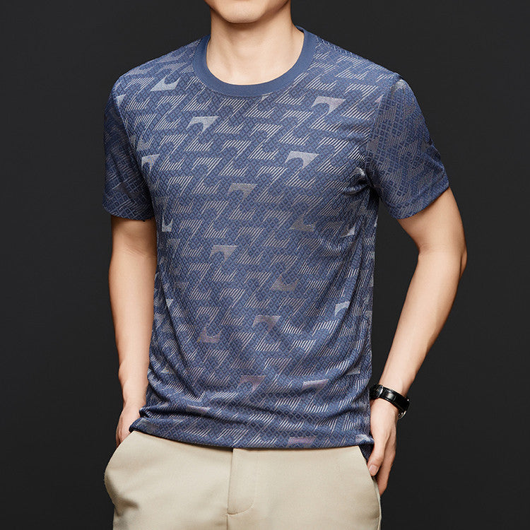 Herren atmungsaktives Sport-T-Shirt mit modernem Design Aliams