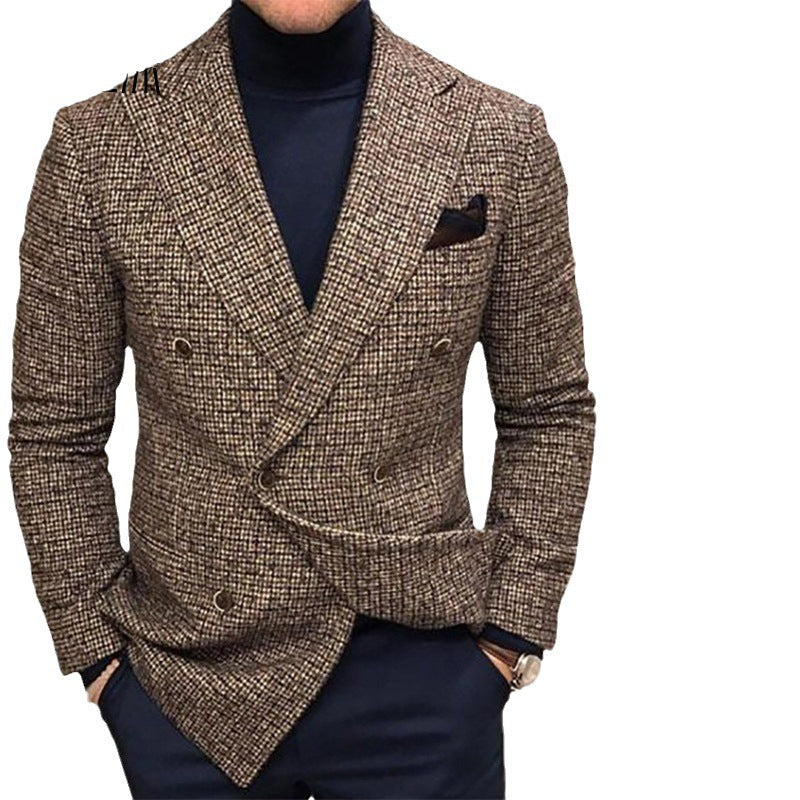 Herren eleganter doppelt gefütterter Blazer Aliams