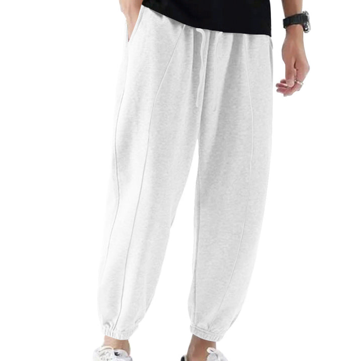 Herren Jogginghose mit seitlichen Taschen und elastischem Bund Aliams