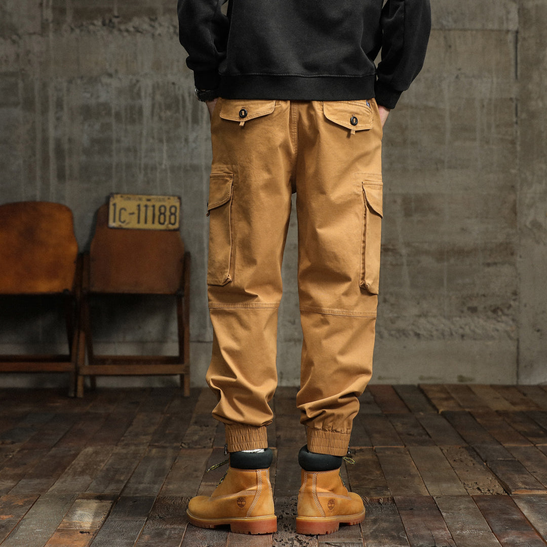 Herren Cargo-Hose mit atmungsaktiven Eigenschaften und multifunktionalen Taschen Aliams