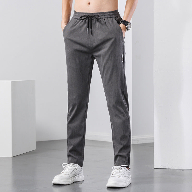 Herren Sportliche Freizeithose mit elastischem Bund Aliams