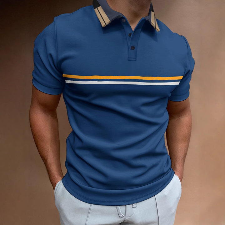 Herren Freizeit Stylisches Sport Polo Aliams