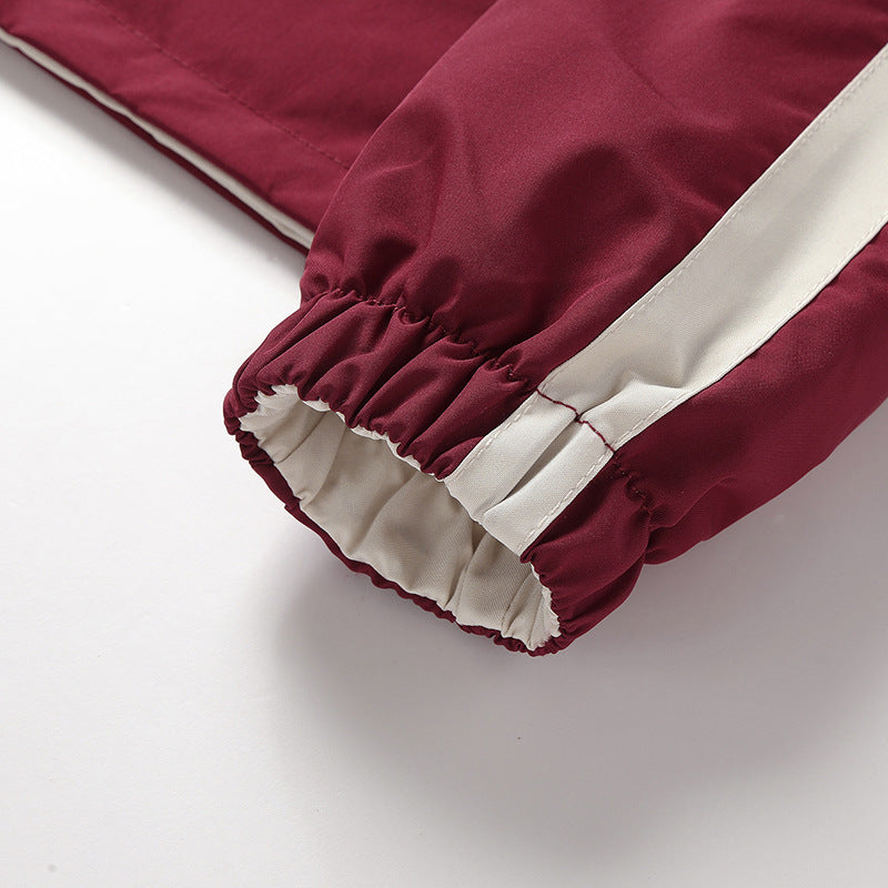 Herren Sportliche Übergangsjacke mit hohem Kragen und seitlichen Reißverschlusstaschen Aliams