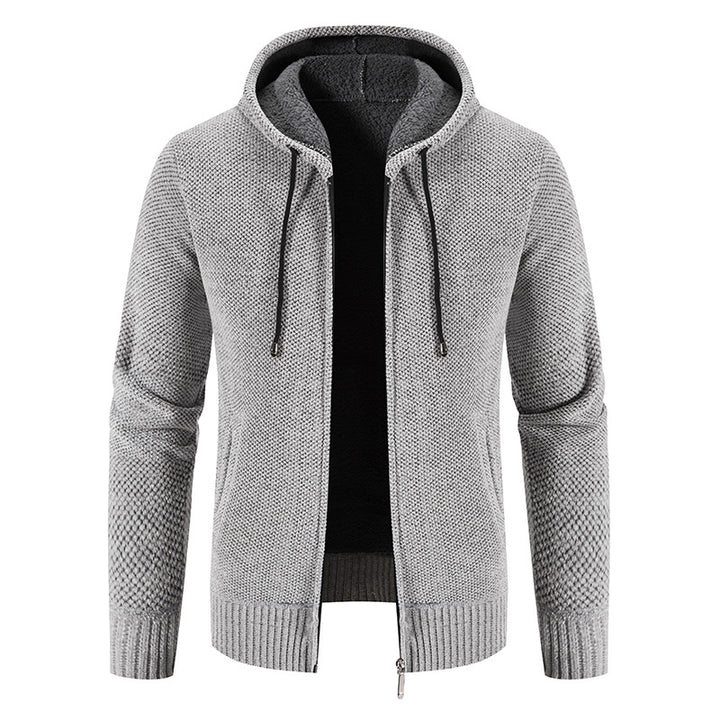 Herren Kapuzenjacke mit weichem Innenfutter und innovativem Design Aliams