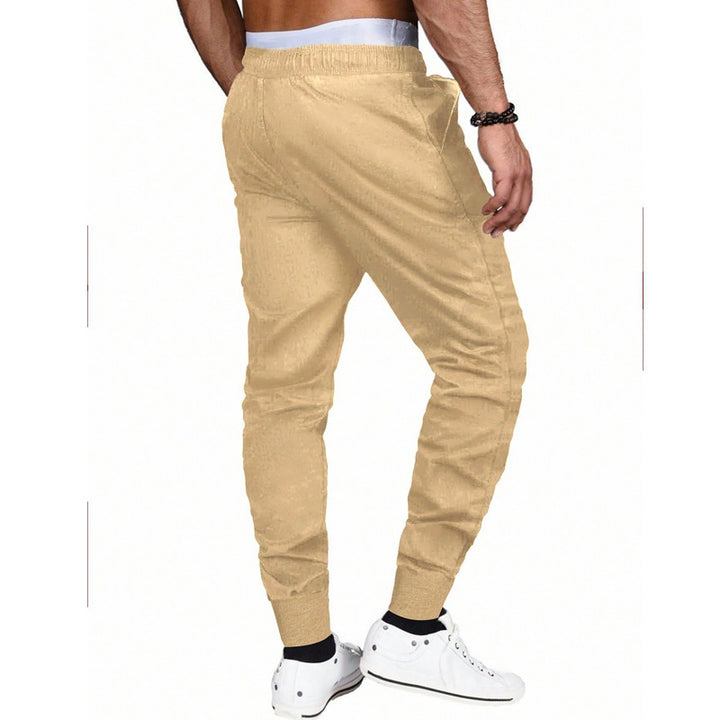 Herren stylische Jogginghose mit seitlichen Zipper-Taschen Aliams