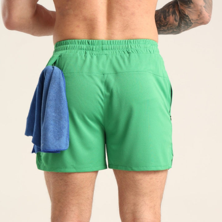 Herren Sportliche Schwimmshorts mit atmungsaktivem Material und verstellbarem Bund Aliams