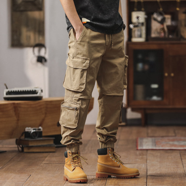 Herren Cargo-Hose mit multifunktionalen Taschen und elastischem Bund Aliams 1758210560