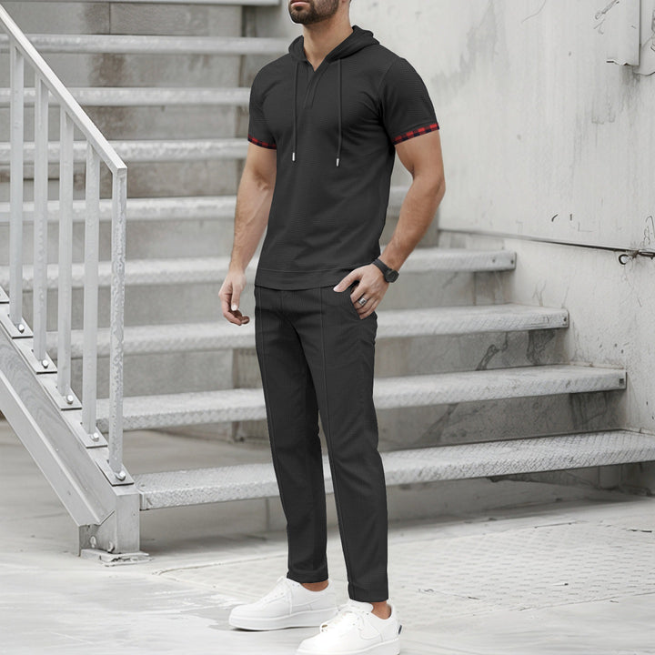 Herren Sportliches Kapuzenset mit funktionalen Taschen und ergonomischem Schnitt Aliams