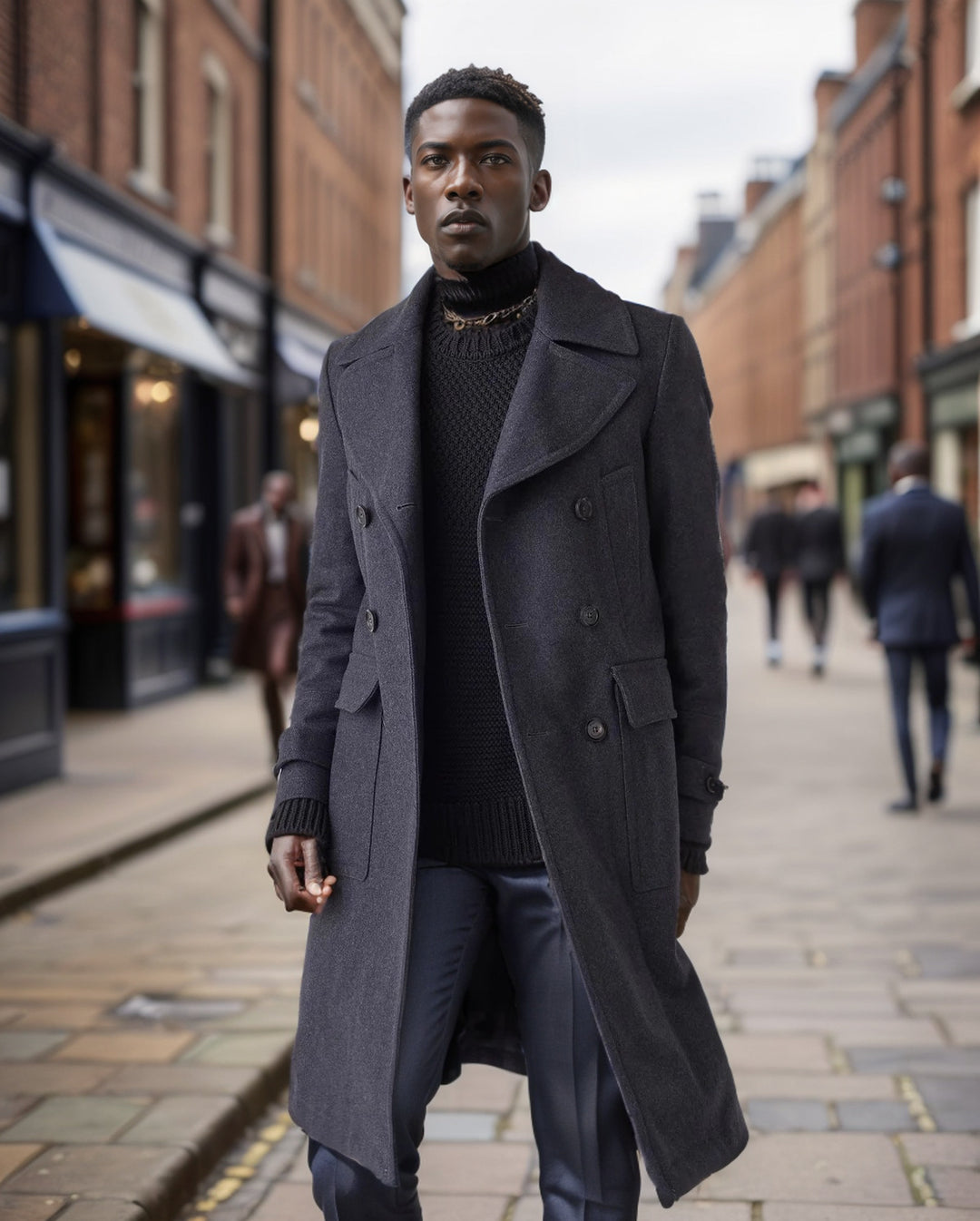 Herren klassischer Woolcoat Aliams