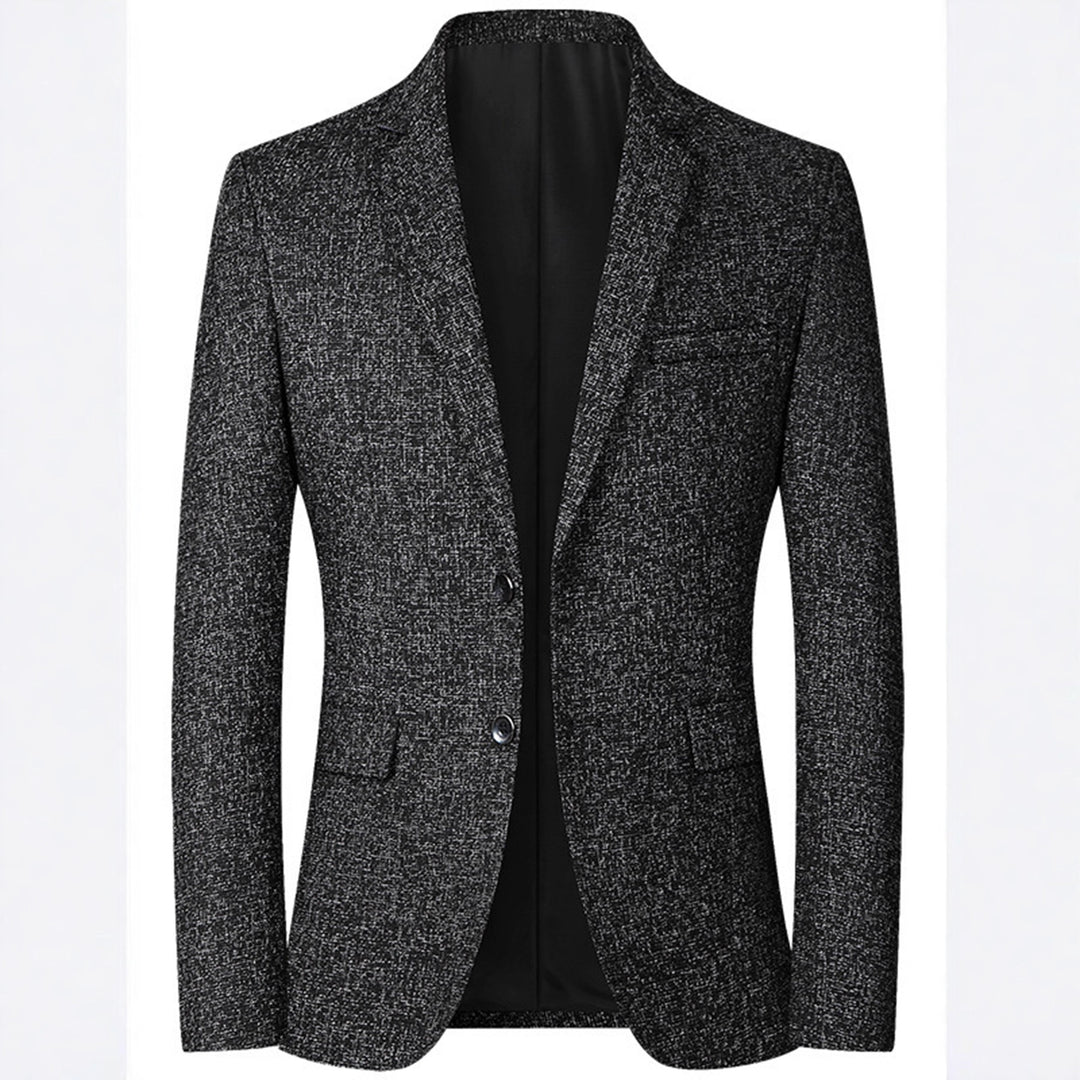 Herren eleganter strukturierter Anzugblazer Aliams