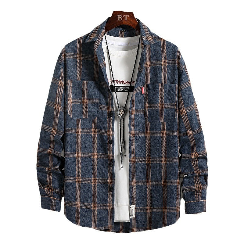 Herren Karohemd mit praktischem Brusttaschen-Design und komfortabler Passform Aliams