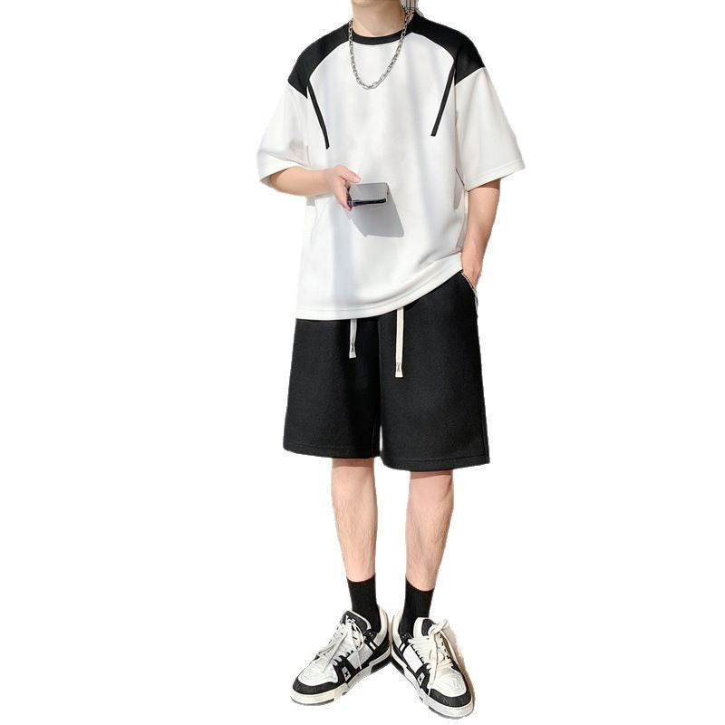 Herren Sportliches Set aus T-Shirt und Shorts mit innovativer Atmungsaktivität Aliams